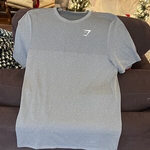 Gymshark Light Gray Short Sleeve Tee